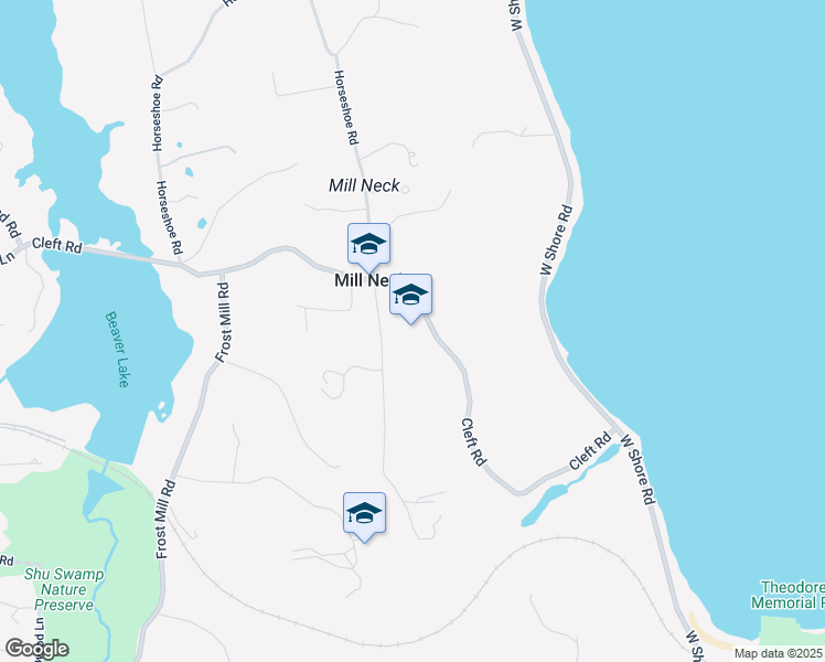 map of restaurants, bars, coffee shops, grocery stores, and more near in Mill Neck