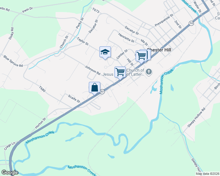 map of restaurants, bars, coffee shops, grocery stores, and more near 2 Jones Road in Philipsburg