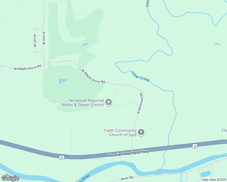 map of restaurants, bars, coffee shops, grocery stores, and more near 5707 West Maple Grove Road in Huntington