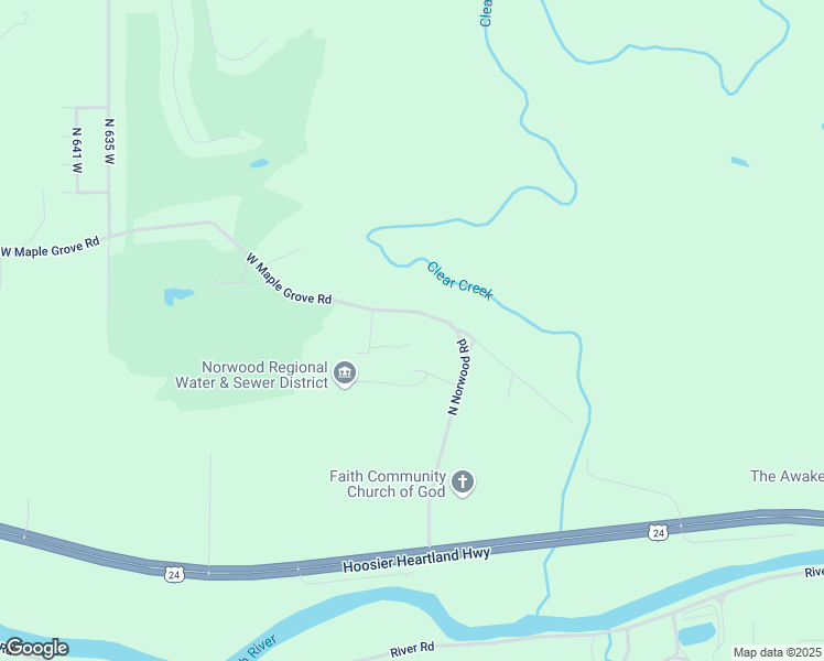 map of restaurants, bars, coffee shops, grocery stores, and more near 5660-5734 West Maple Grove Road in Huntington
