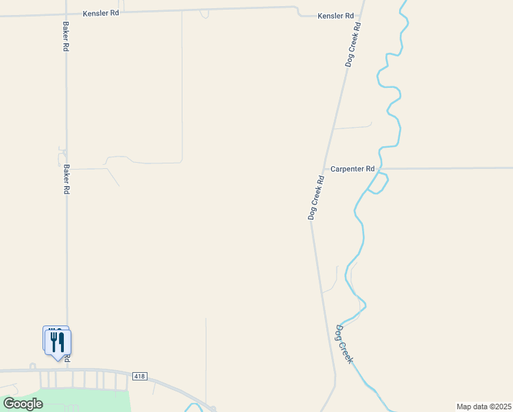 map of restaurants, bars, coffee shops, grocery stores, and more near in Middle Point