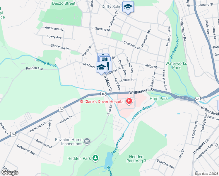 map of restaurants, bars, coffee shops, grocery stores, and more near 368 South Main Street in Wharton