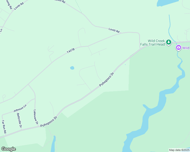 map of restaurants, bars, coffee shops, grocery stores, and more near 205 Basket Lane in Lehighton