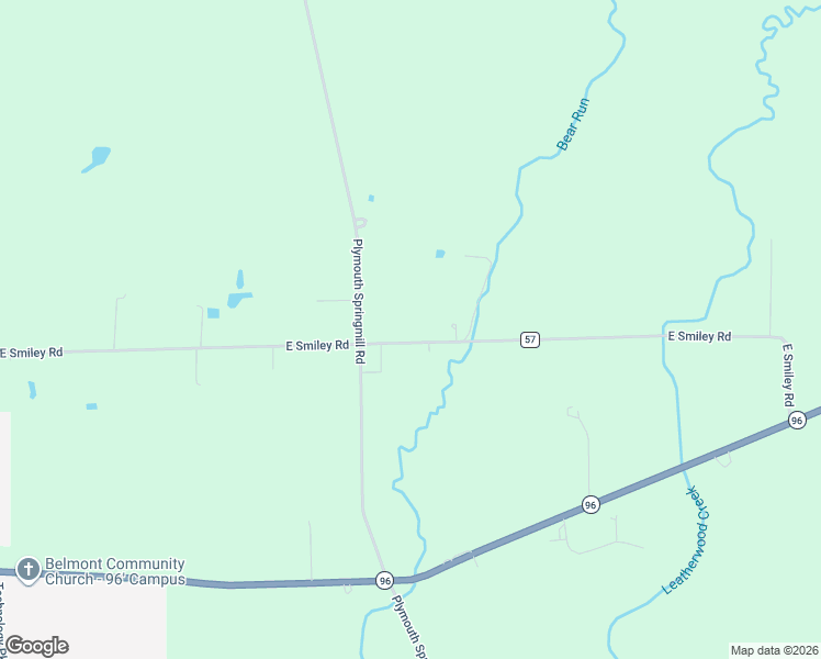 map of restaurants, bars, coffee shops, grocery stores, and more near 2342 East Smiley Road in Shelby