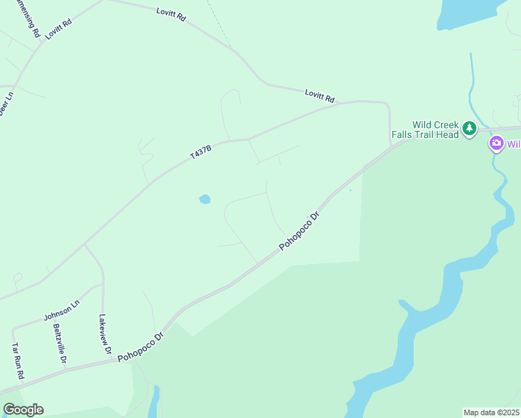 map of restaurants, bars, coffee shops, grocery stores, and more near 205 Basket Lane in Lehighton