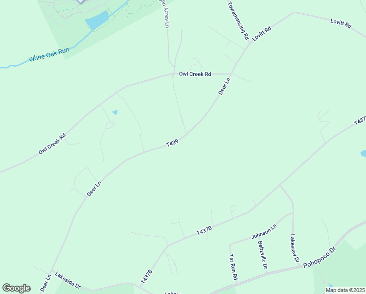 map of restaurants, bars, coffee shops, grocery stores, and more near 2220 Deer Lane in Lehighton