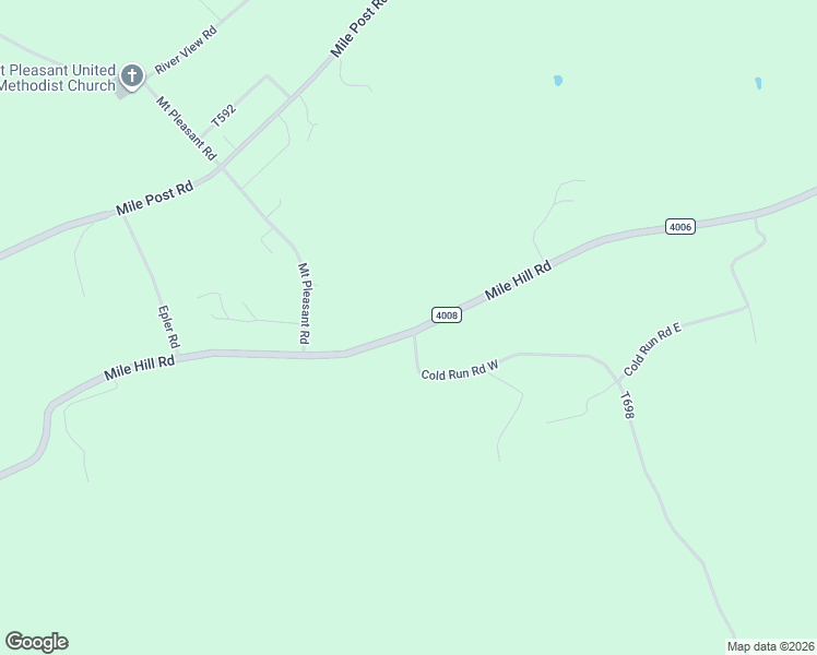 map of restaurants, bars, coffee shops, grocery stores, and more near Mile Hill Road in Sunbury