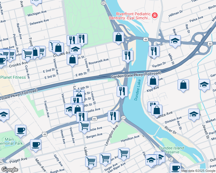 map of restaurants, bars, coffee shops, grocery stores, and more near 29 Gordon Street in Clifton
