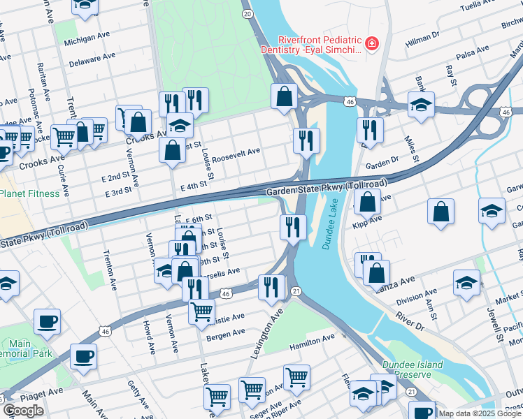 map of restaurants, bars, coffee shops, grocery stores, and more near 29 Gordon Street in Clifton