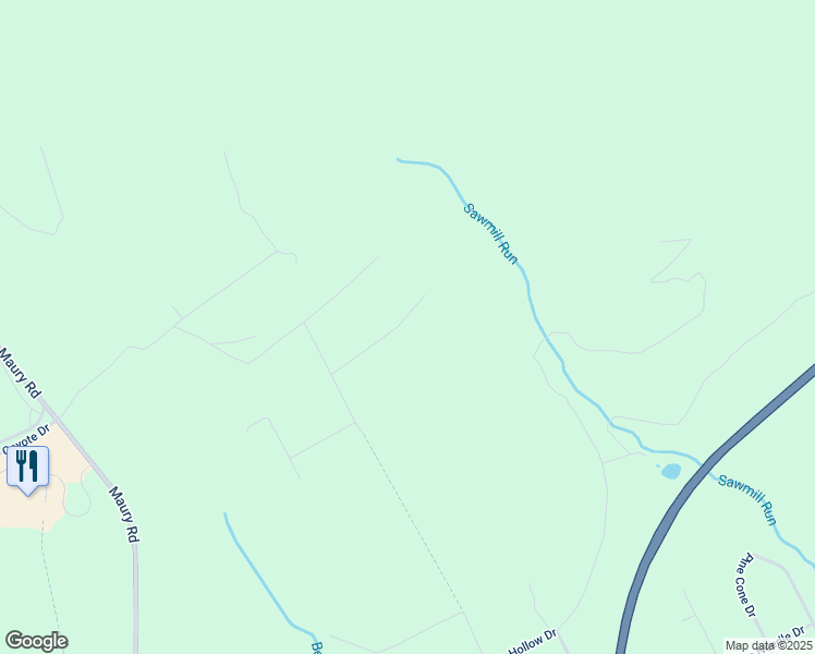 map of restaurants, bars, coffee shops, grocery stores, and more near 34 Cliff Side Drive in Jim Thorpe