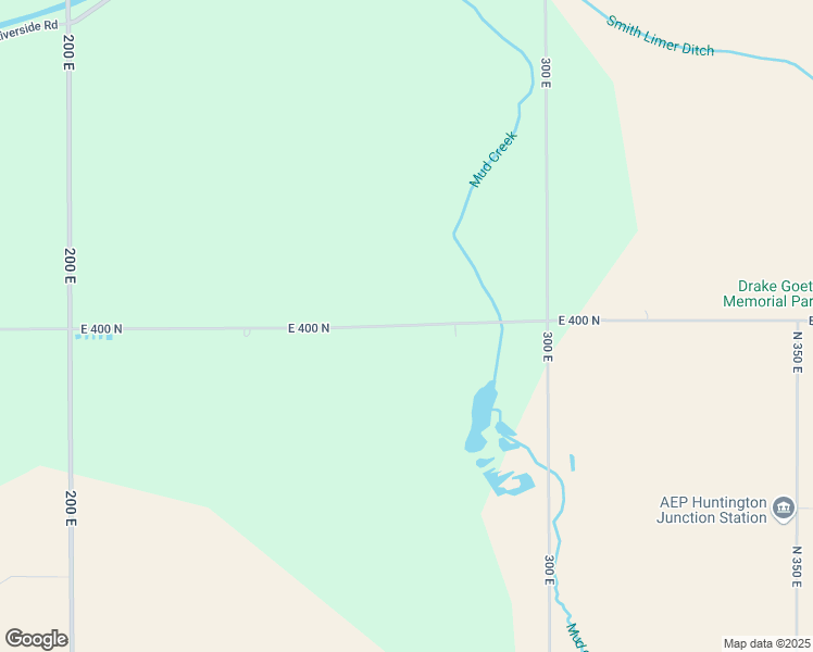 map of restaurants, bars, coffee shops, grocery stores, and more near 2715 East 400 North in Huntington