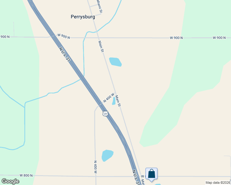 map of restaurants, bars, coffee shops, grocery stores, and more near 8601 North Old Route 31 in Macy