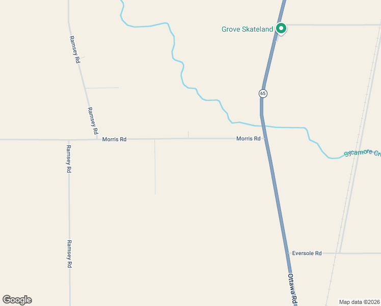 map of restaurants, bars, coffee shops, grocery stores, and more near 1414 Searfoss Rd in Columbus Grove