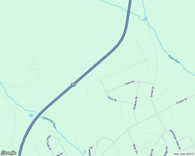 map of restaurants, bars, coffee shops, grocery stores, and more near 180 Innsbruck Drive in Lehighton