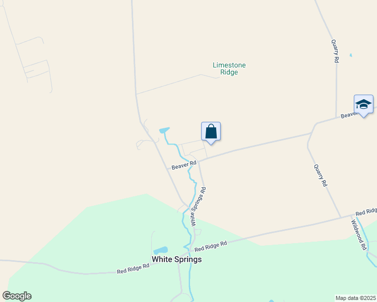 map of restaurants, bars, coffee shops, grocery stores, and more near 2370 Beaver Road in Mifflinburg