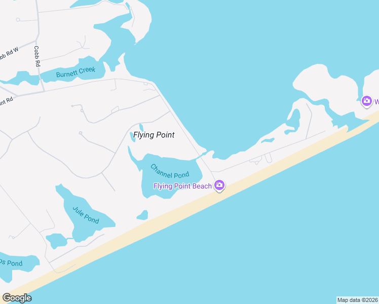 map of restaurants, bars, coffee shops, grocery stores, and more near 975 Flying Point Road in Water Mill