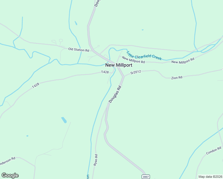 map of restaurants, bars, coffee shops, grocery stores, and more near Bell Hill Road in New Millport