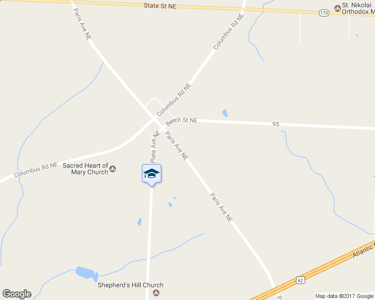 map of restaurants, bars, coffee shops, grocery stores, and more near 8206 Paris Avenue in Louisville