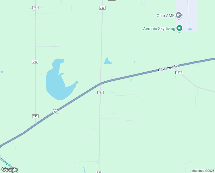 map of restaurants, bars, coffee shops, grocery stores, and more near 743 U.S. 42 in Ashland