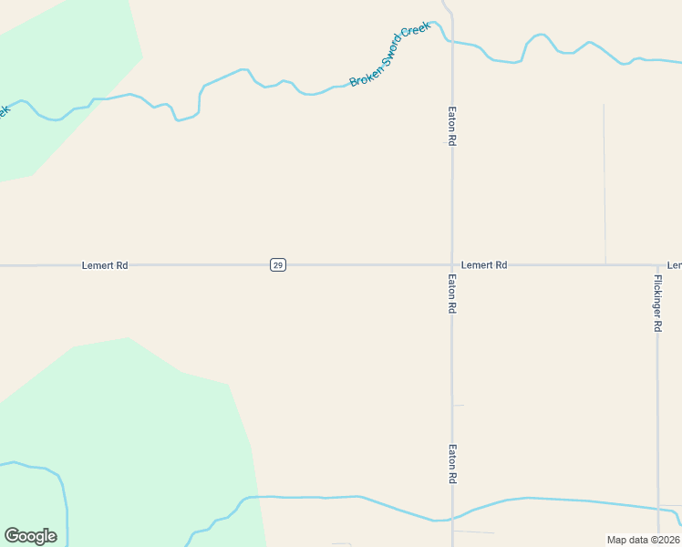 map of restaurants, bars, coffee shops, grocery stores, and more near 2497 Lemert Road in Bucyrus