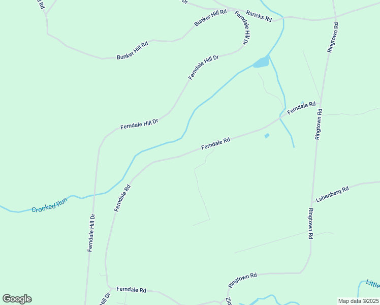 map of restaurants, bars, coffee shops, grocery stores, and more near Ferndale Road in Schuylkill County