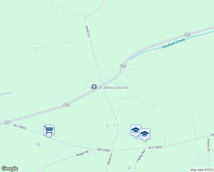 map of restaurants, bars, coffee shops, grocery stores, and more near 5433 Stein Lane in Winfield