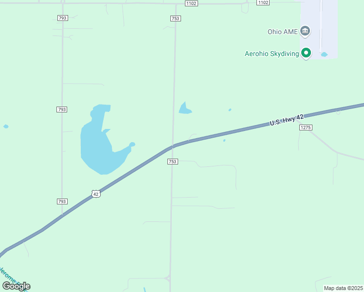 map of restaurants, bars, coffee shops, grocery stores, and more near 743 U.S. 42 in Ashland