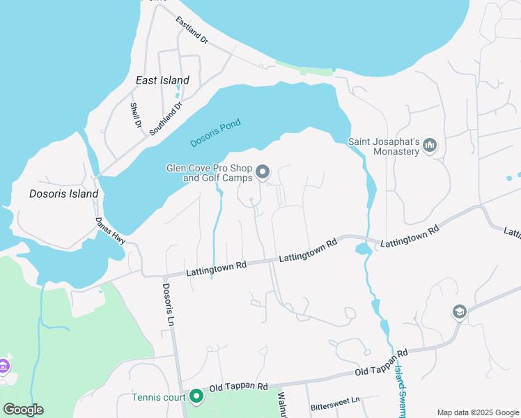 map of restaurants, bars, coffee shops, grocery stores, and more near 26 Longmeadow Lane in Glen Cove