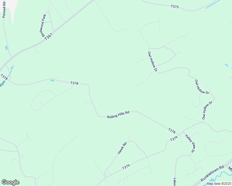 map of restaurants, bars, coffee shops, grocery stores, and more near 5283 Rolling Hills Road in Saylorsburg