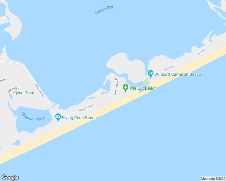 map of restaurants, bars, coffee shops, grocery stores, and more near 9 Burnetts Cove Road in Water Mill