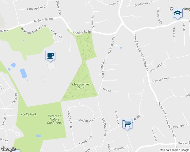 map of restaurants, bars, coffee shops, grocery stores, and more near 5 Preston Hollow Court in Northport