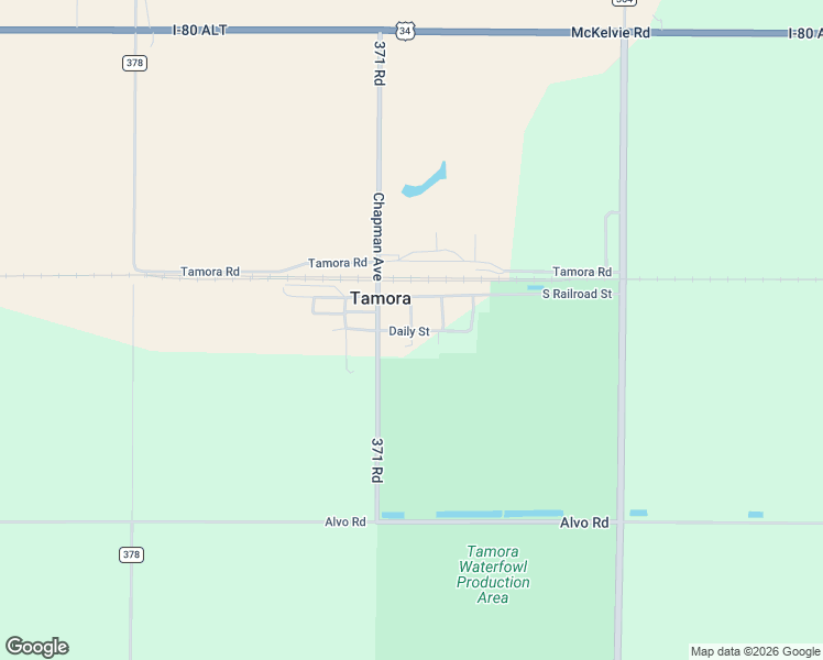 map of restaurants, bars, coffee shops, grocery stores, and more near Daily Street in Tamora