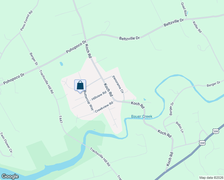 map of restaurants, bars, coffee shops, grocery stores, and more near 930 Koch Rd in Carbon