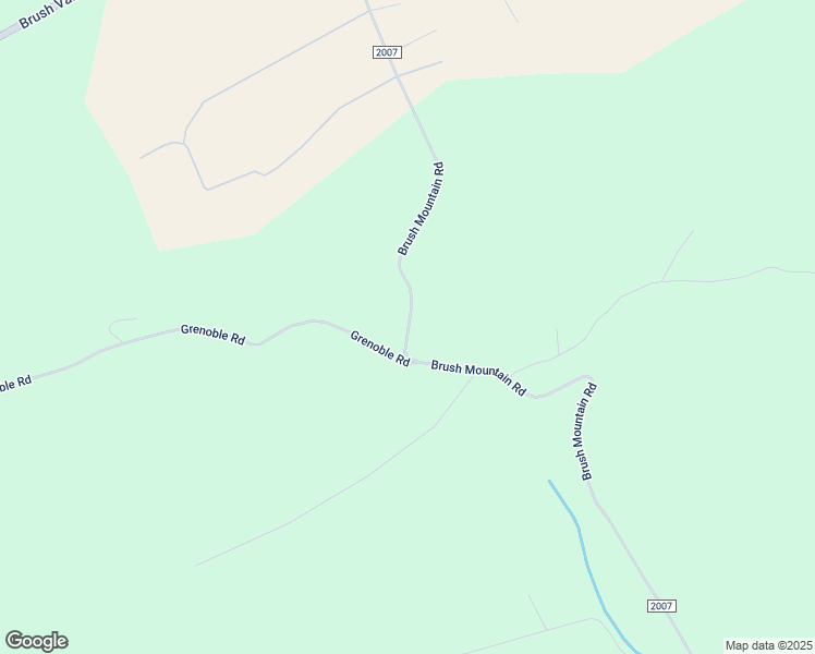 map of restaurants, bars, coffee shops, grocery stores, and more near Brush Mountain Road in Centre County