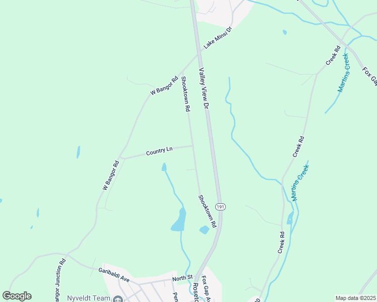 map of restaurants, bars, coffee shops, grocery stores, and more near 20 Country Lane in Bangor