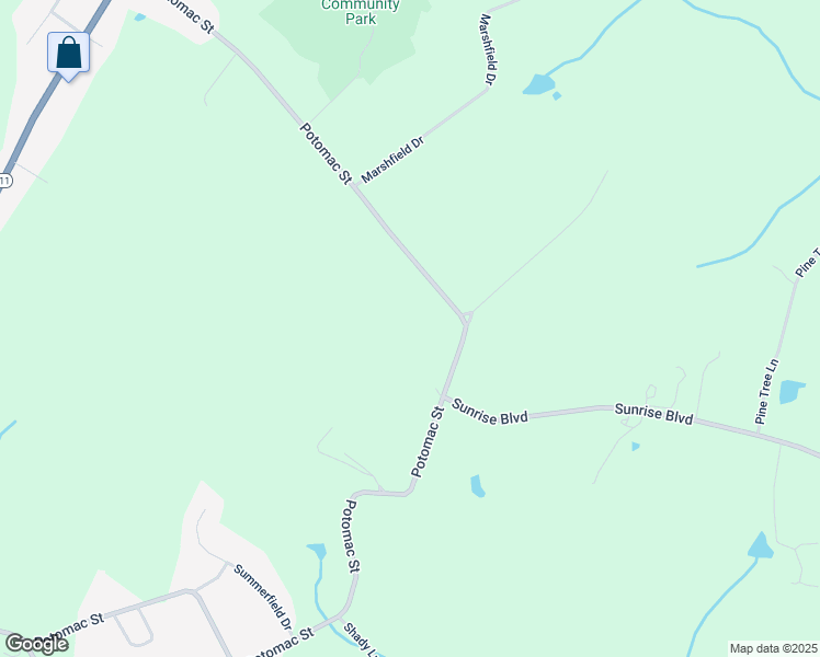 map of restaurants, bars, coffee shops, grocery stores, and more near 1142 Potomac Street in Mount Bethel