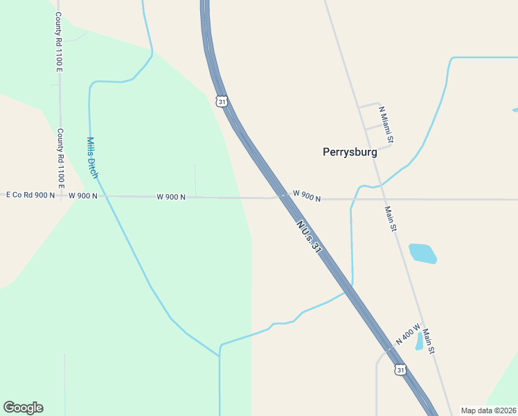 map of restaurants, bars, coffee shops, grocery stores, and more near 4317 West 900 North in Macy