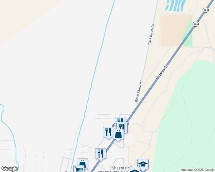 map of restaurants, bars, coffee shops, grocery stores, and more near in Burney