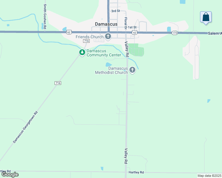 map of restaurants, bars, coffee shops, grocery stores, and more near 401 Valley Road in Salem