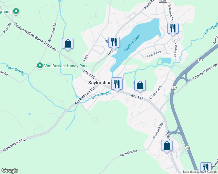 302 Shick Lane, Saylorsburg PA Walk Score
