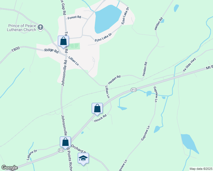 map of restaurants, bars, coffee shops, grocery stores, and more near 1 Heiden Road in Bangor