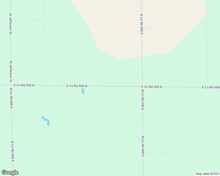 map of restaurants, bars, coffee shops, grocery stores, and more near 8760 East Co Road 900 North in Twelve Mile