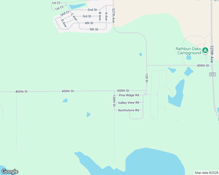map of restaurants, bars, coffee shops, grocery stores, and more near 12702 400th Street in Melrose
