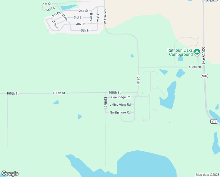 map of restaurants, bars, coffee shops, grocery stores, and more near 12702 400th Street in Melrose