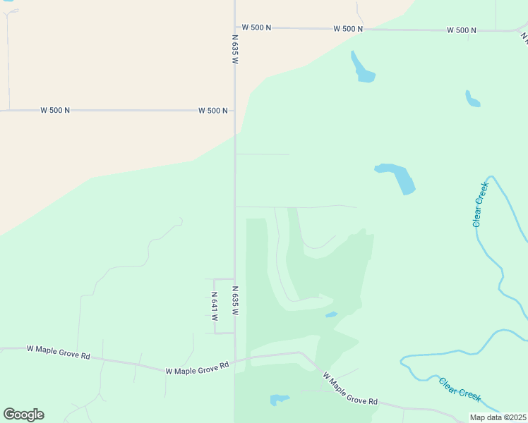 map of restaurants, bars, coffee shops, grocery stores, and more near 6315 West 465 North in Huntington