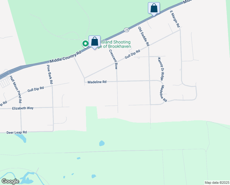 map of restaurants, bars, coffee shops, grocery stores, and more near 48 Crescent Bow in Ridge