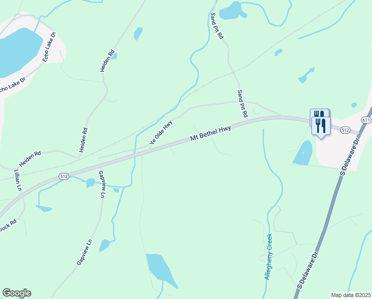 map of restaurants, bars, coffee shops, grocery stores, and more near 1749 Mount Bethel Highway in Mount Bethel