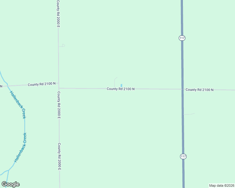 map of restaurants, bars, coffee shops, grocery stores, and more near 2046 County Road 2100 North in Minonk