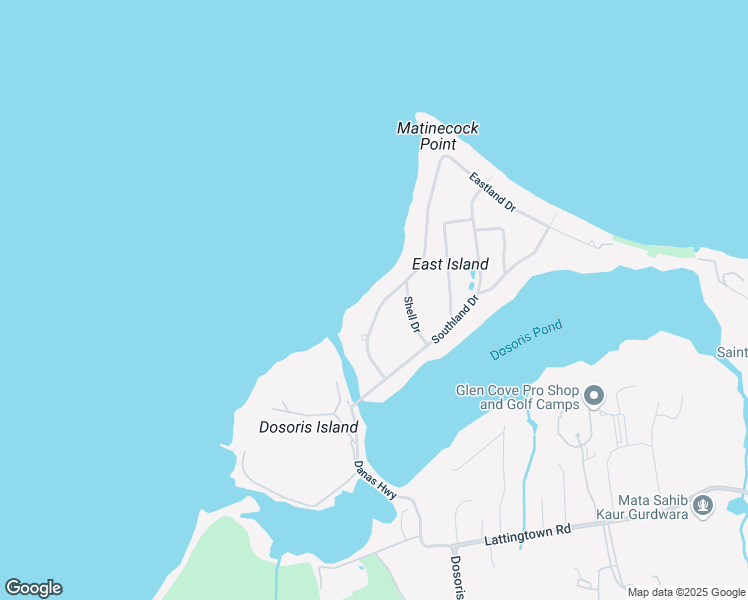 map of restaurants, bars, coffee shops, grocery stores, and more near 7 Westland Drive in Glen Cove