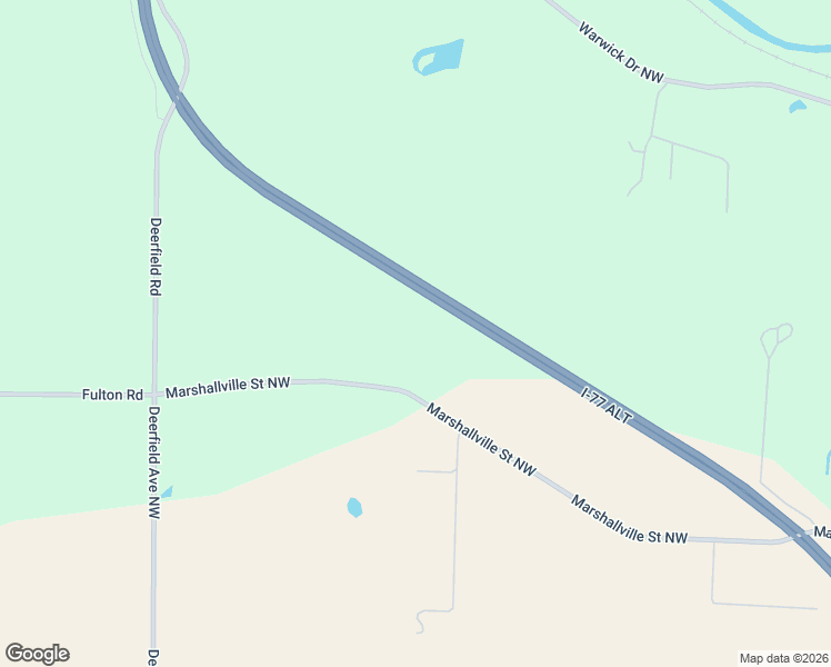 map of restaurants, bars, coffee shops, grocery stores, and more near 15359 Marshallville Street Northwest in Canal Fulton